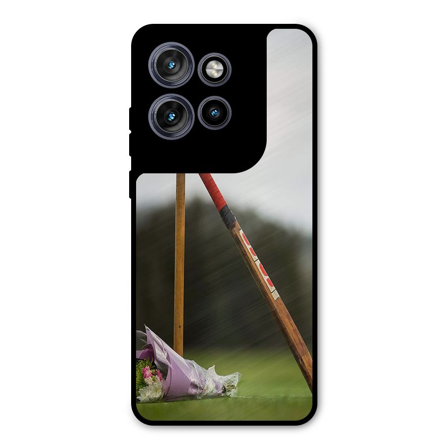 Bat Wicket Metal Back Case for Motorola Edge 50 Neo