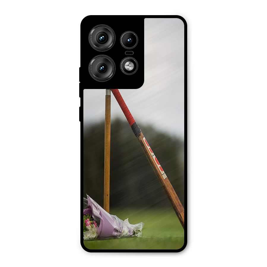 Bat Wicket Metal Back Case for Motorola Edge 50 Pro
