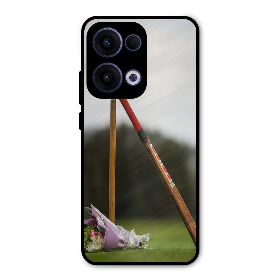 Bat Wicket Metal Back Case for Oppo Reno13