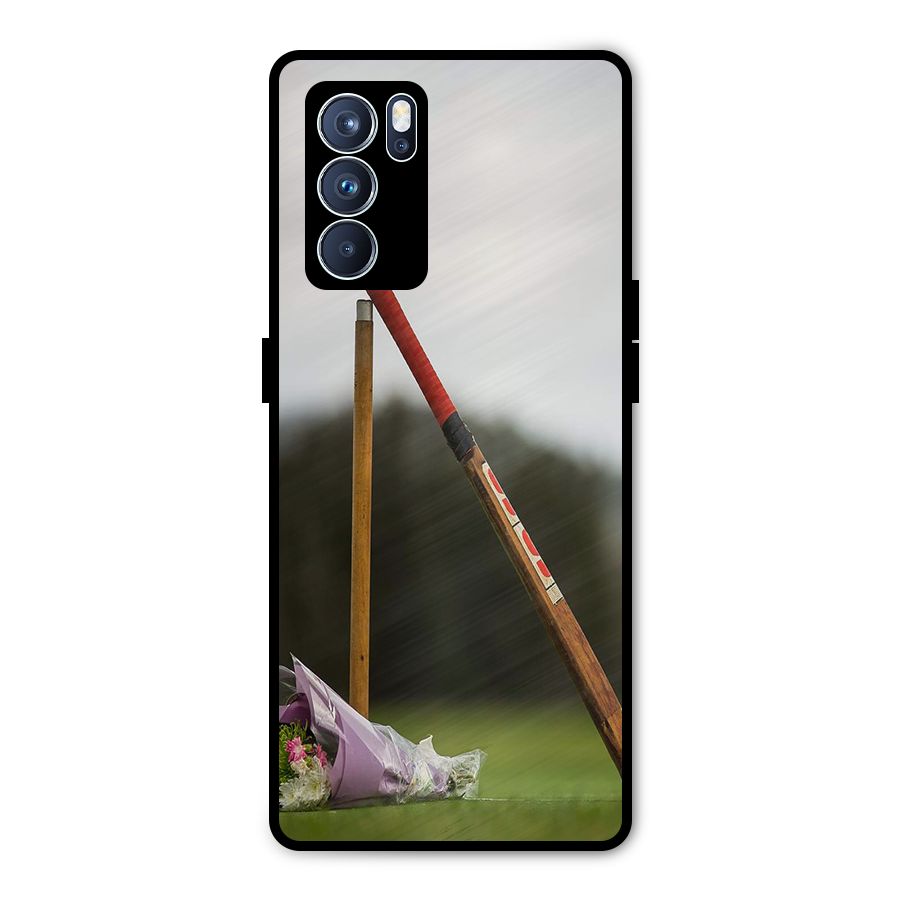 Bat Wicket Metal Back Case for Oppo Reno6 Pro 5G