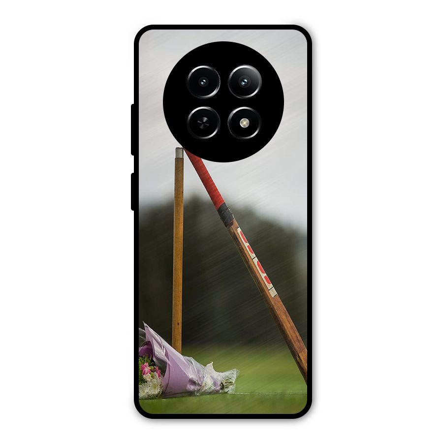 Bat Wicket Metal Back Case for Realme 13