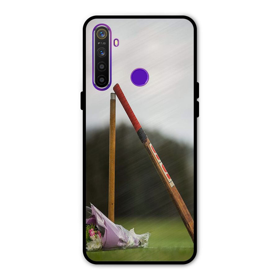 Bat Wicket Metal Back Case for Realme 5i