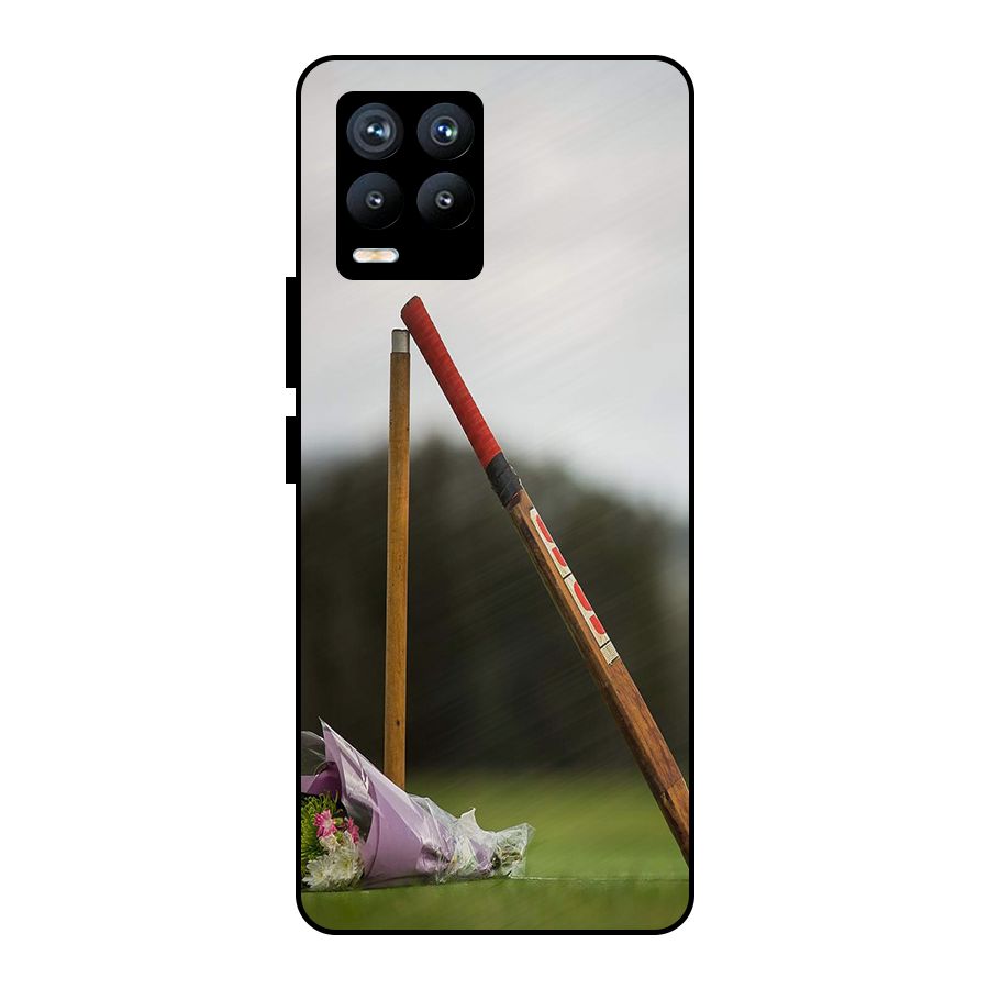 Bat Wicket Metal Back Case for Realme 8 Pro