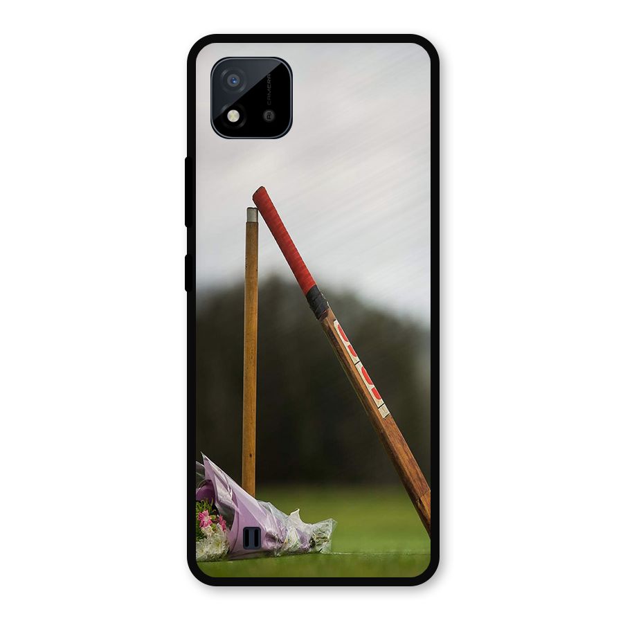 Bat Wicket Metal Back Case for Realme C11 2021