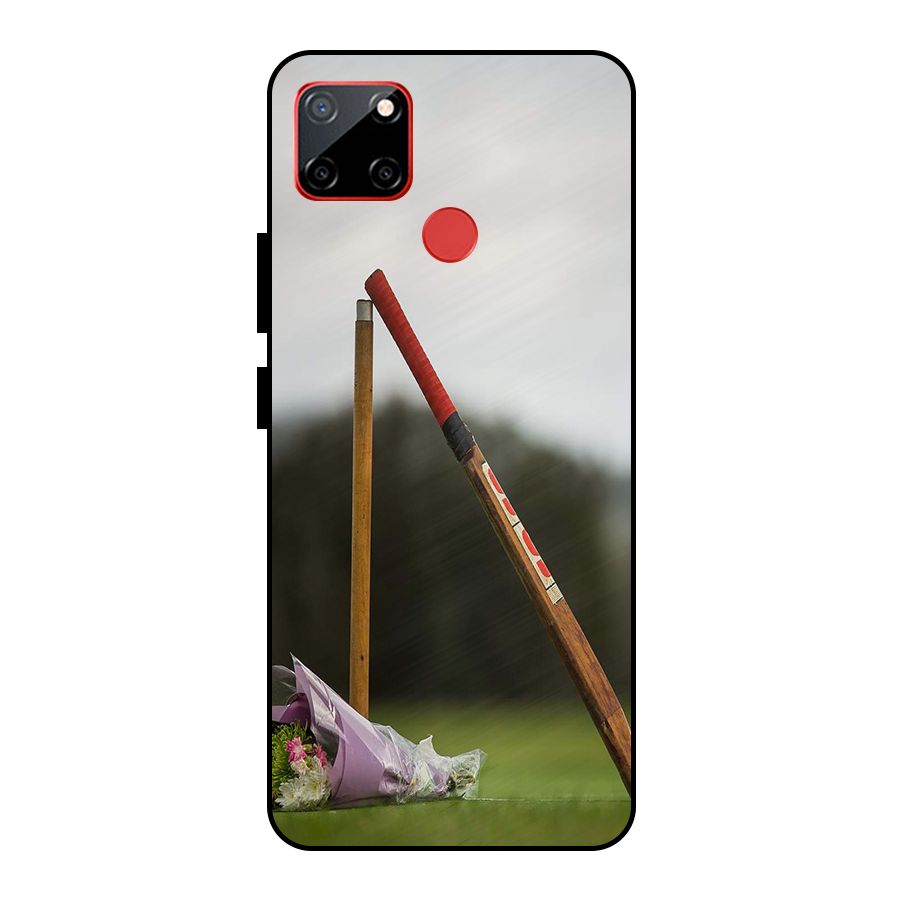 Bat Wicket Metal Back Case for Realme C12
