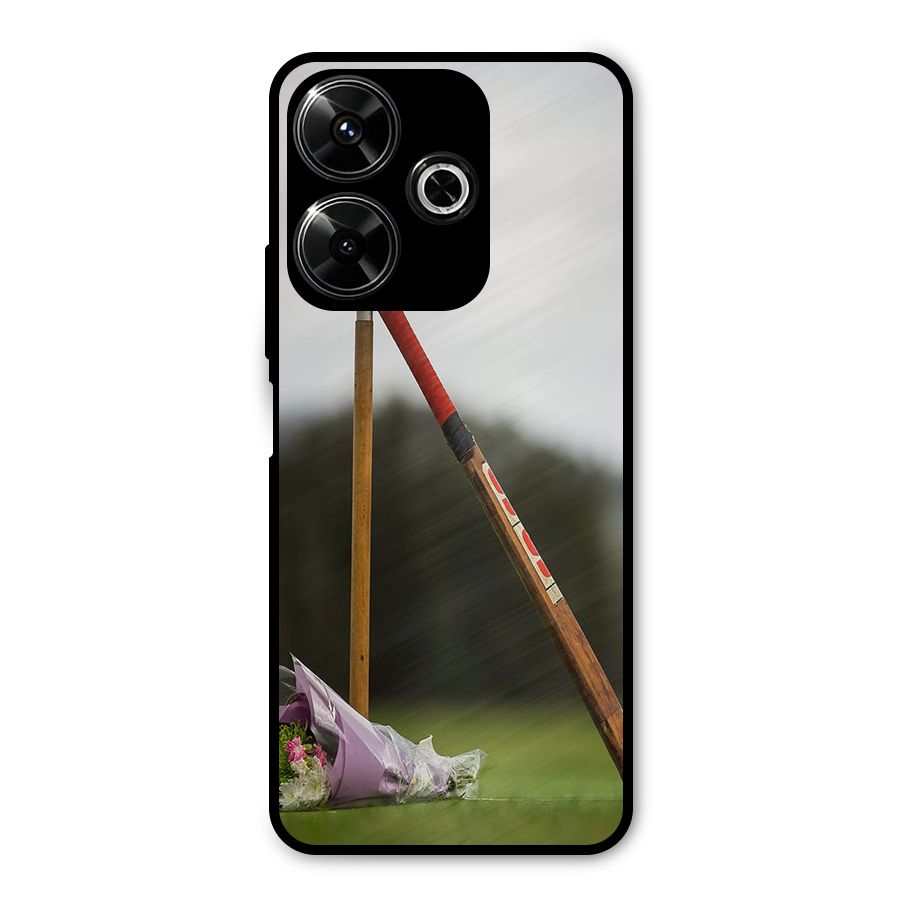 Bat Wicket Metal Back Case for Redmi 13 5G
