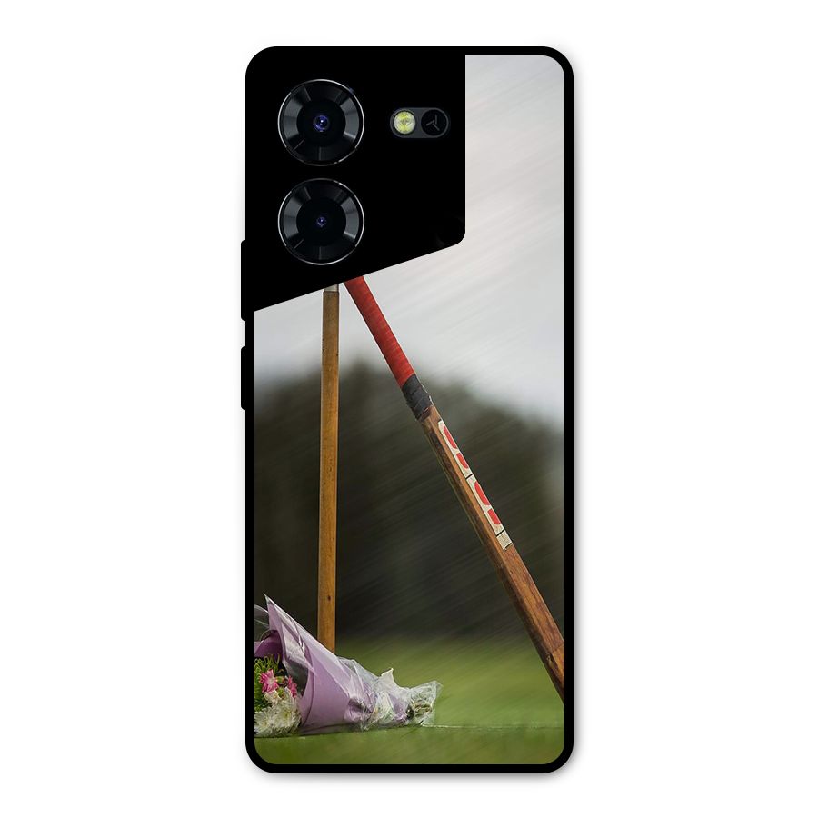 Bat Wicket Metal Back Case for Tecno Pova 5 Pro 5G