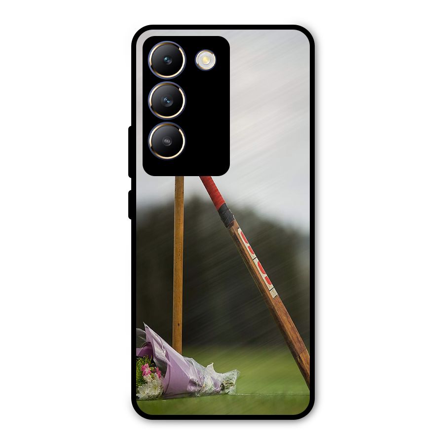 Bat Wicket Metal Back Case for Vivo T3 5G