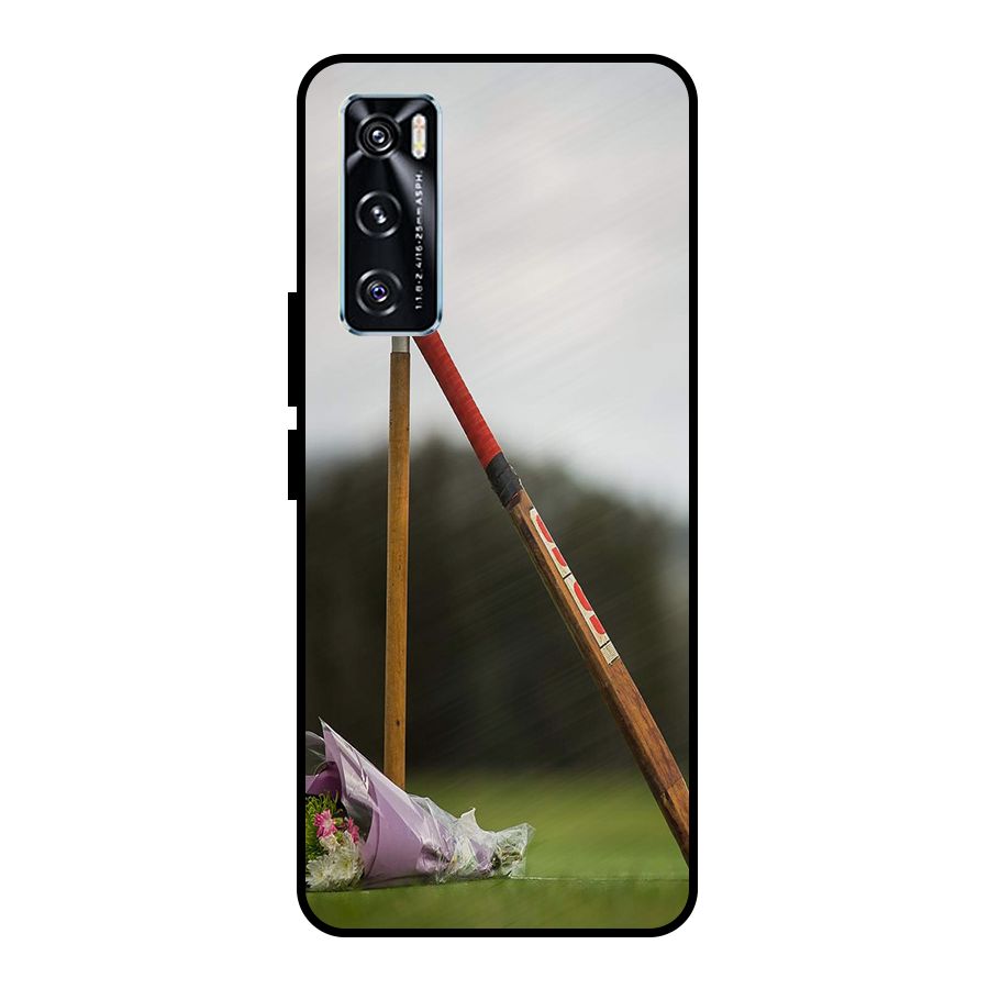 Bat Wicket Metal Back Case for Vivo V20 SE