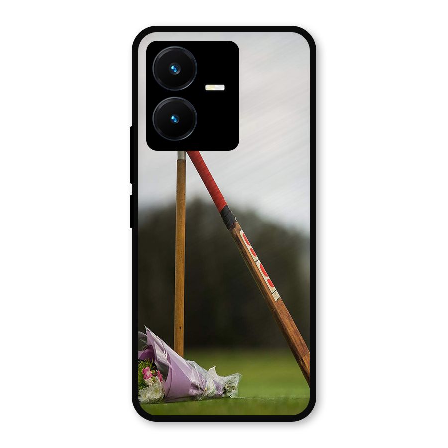 Bat Wicket Metal Back Case for Vivo Y22