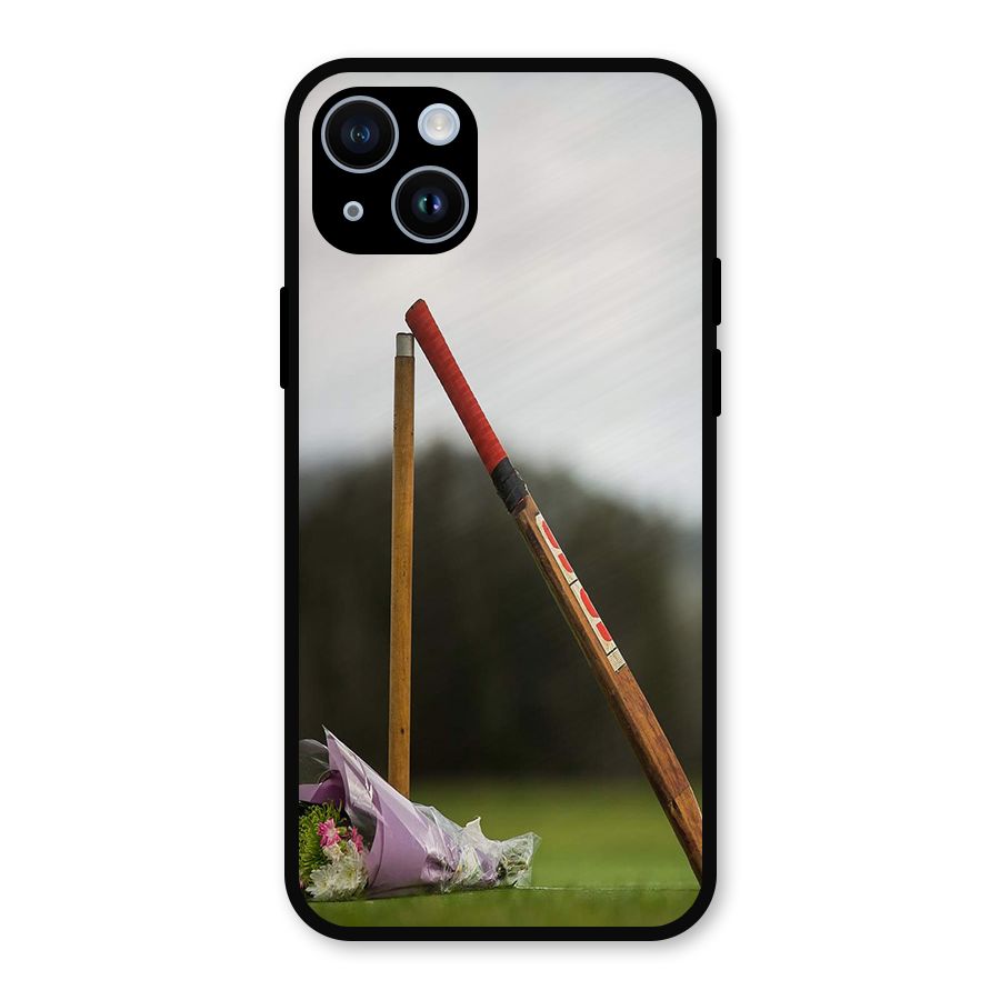 Bat Wicket Metal Back Case for iPhone 14