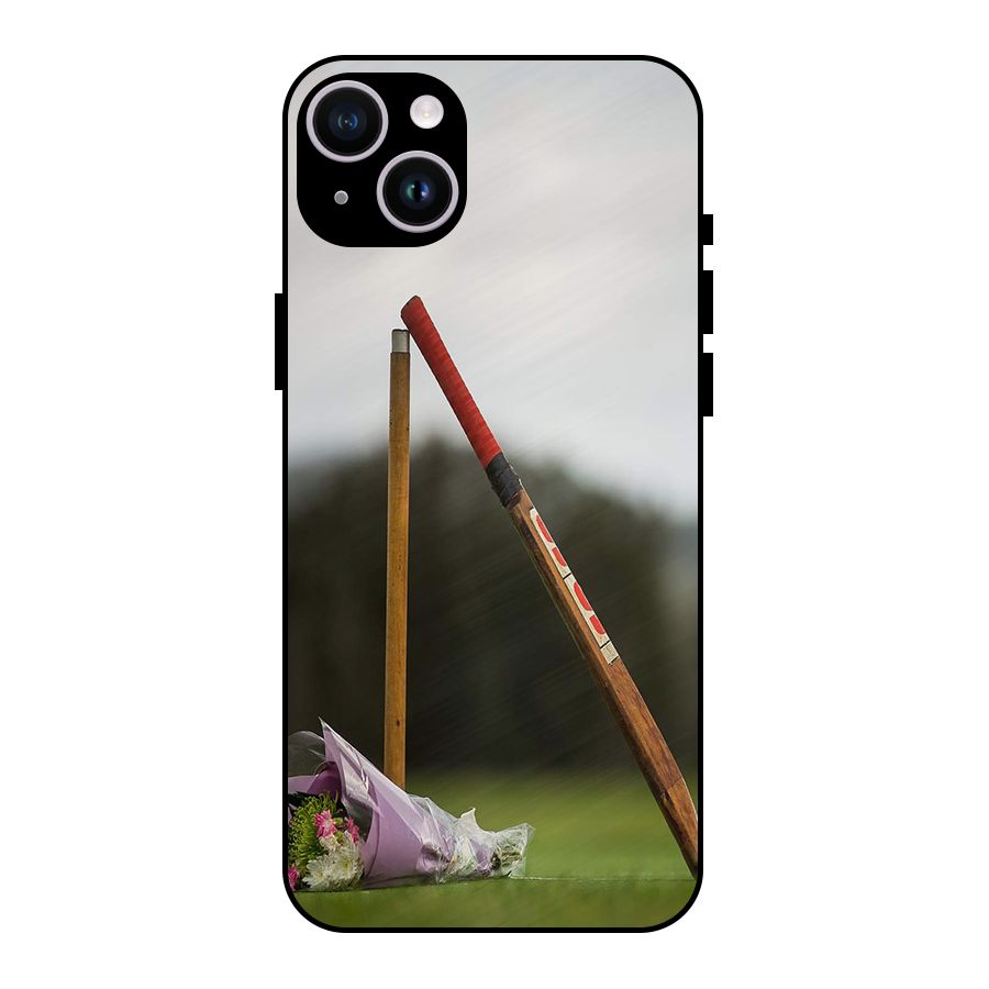 Bat Wicket Metal Back Case for iPhone 14 Plus