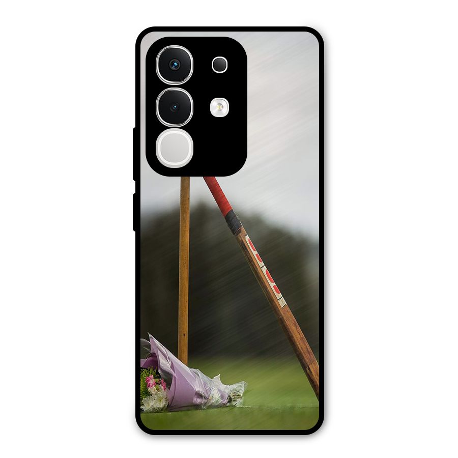 Bat Wicket Metal Back Case for iQOO Z10x