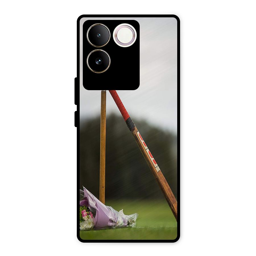Bat Wicket Metal Back Case for iQOO Z7 Pro