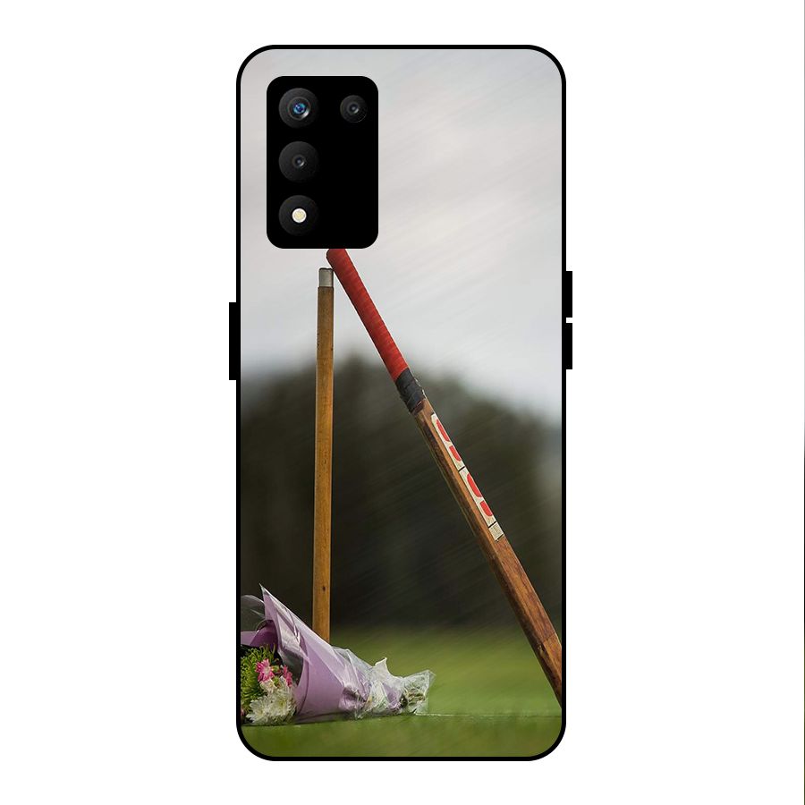 Bat Wicket Metal Back Case for realme 9 5G SE