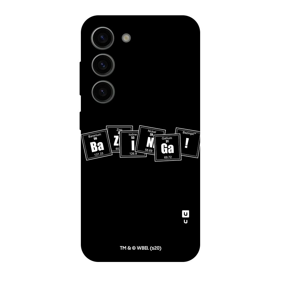 Bazinga Chemistry Elements Original Polycarbonate Back Case for Galaxy S23