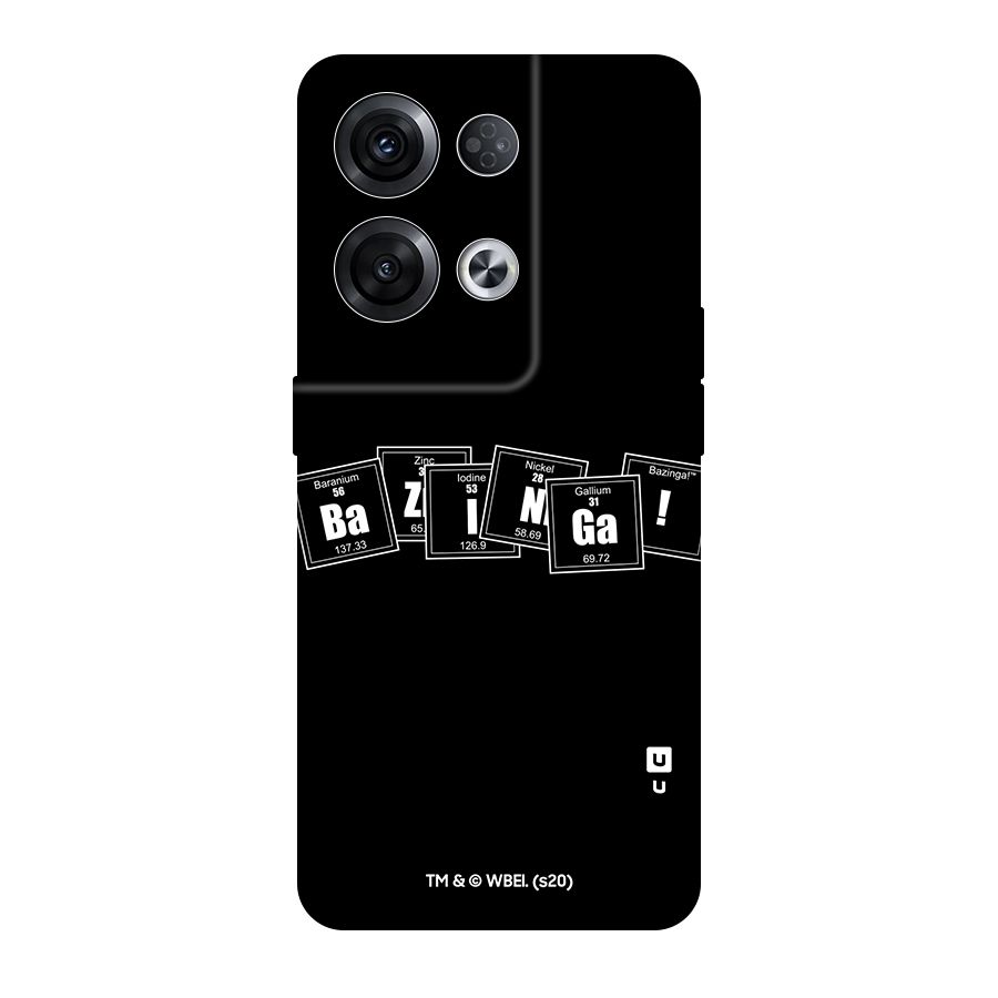 Bazinga Chemistry Elements Original Polycarbonate Back Case for Oppo Reno8 Pro 5G