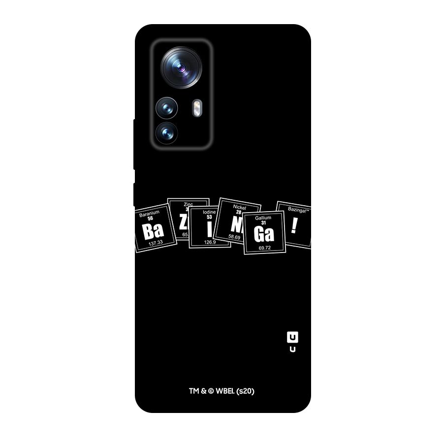 Bazinga Chemistry Elements Original Polycarbonate Back Case for Xiaomi 12 Pro