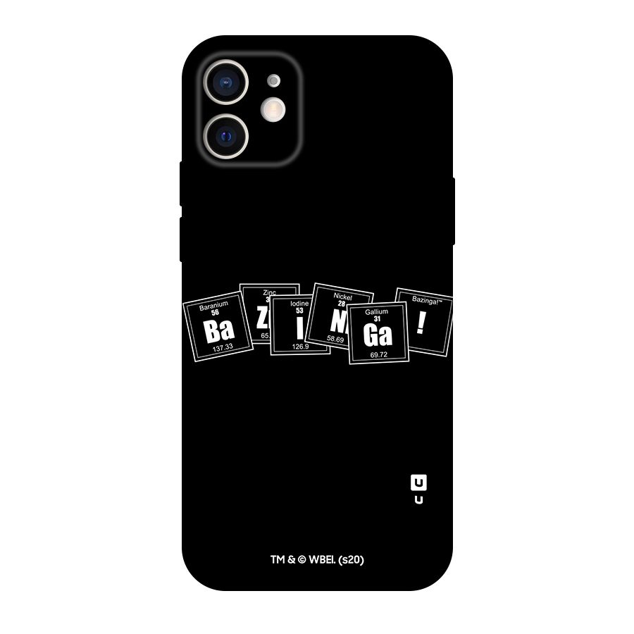 Bazinga Chemistry Elements Original Polycarbonate Back Case for iPhone 12
