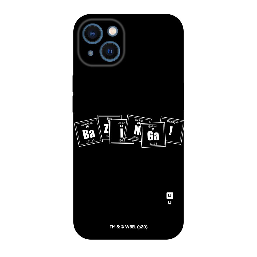 Bazinga Chemistry Elements Original Polycarbonate Back Case for iPhone 13