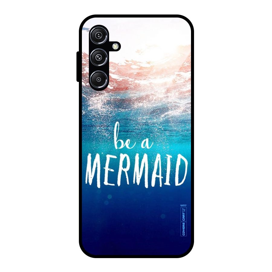Be A Mermaid Glass Back Case for Galaxy M34 5G