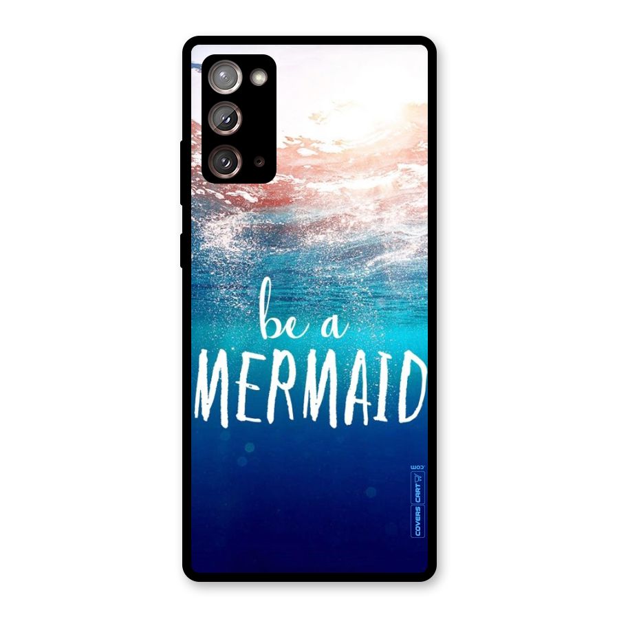Be A Mermaid Glass Back Case for Galaxy Note 20