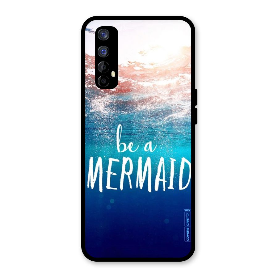 Be A Mermaid Glass Back Case for Realme 7