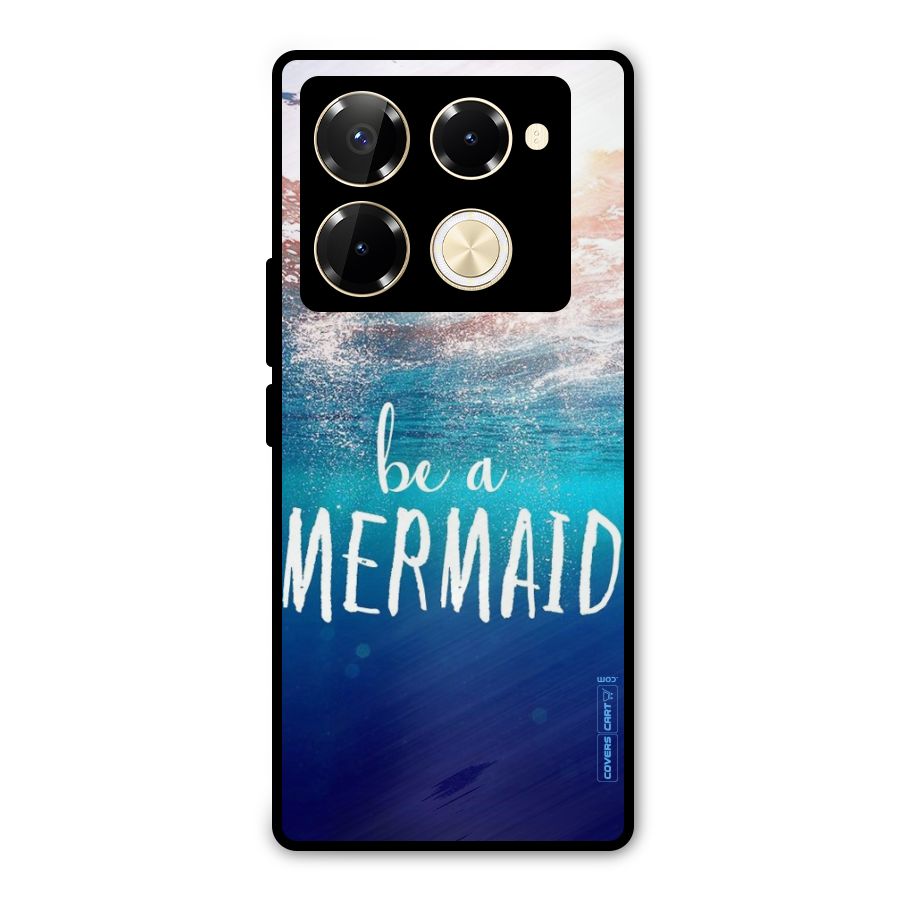Be A Mermaid Metal Back Case for Infinix Note 40 Pro Plus