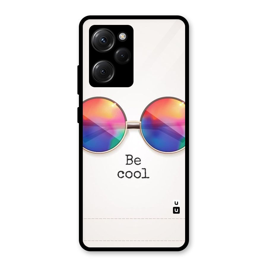 Be Cool Glass Back Case for Poco X5 Pro