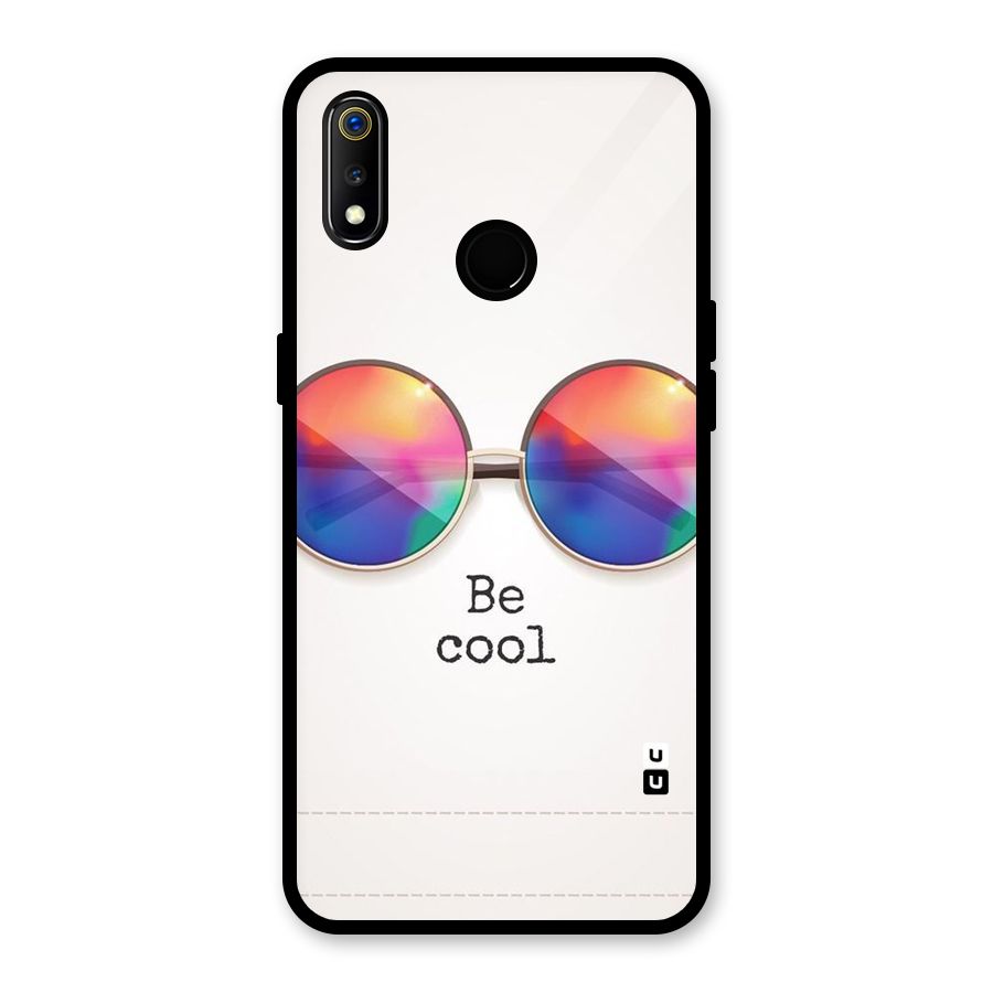 Be Cool Glass Back Case for Realme 3