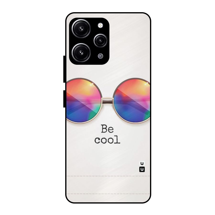Be Cool Glass Back Case for Redmi 12 4G