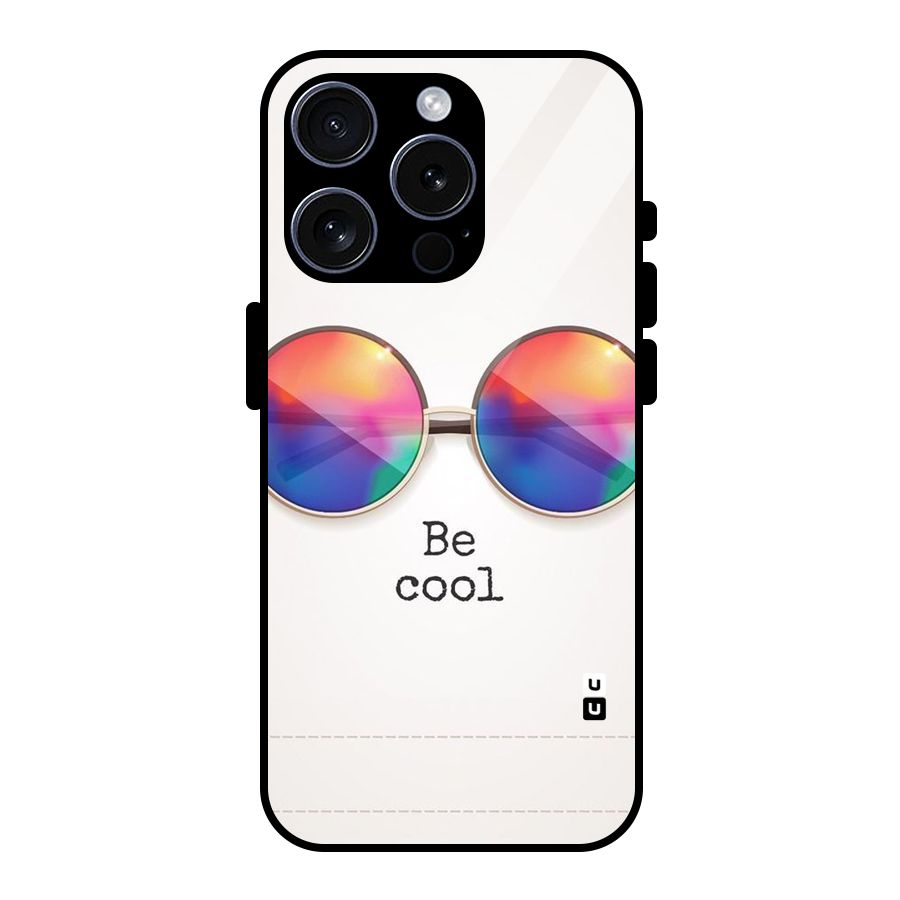 Be Cool Glass Back Case for iPhone 15 Pro