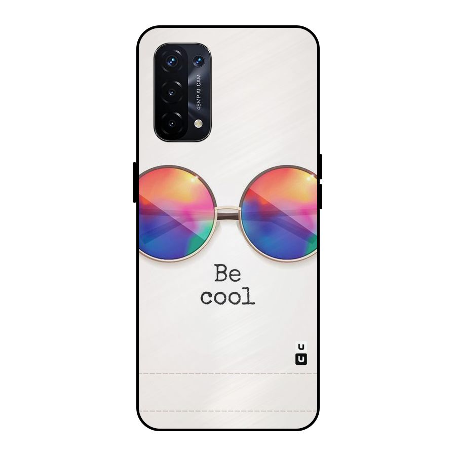 Be Cool Metal Back Case for Oppo A74 5G