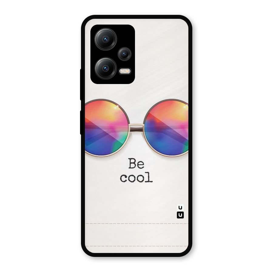 Be Cool Metal Back Case for Redmi Note 12 5G