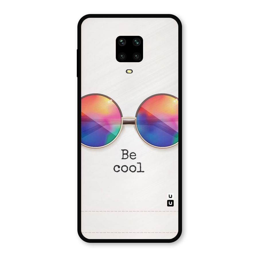 Be Cool Metal Back Case for Redmi Note 9 Pro