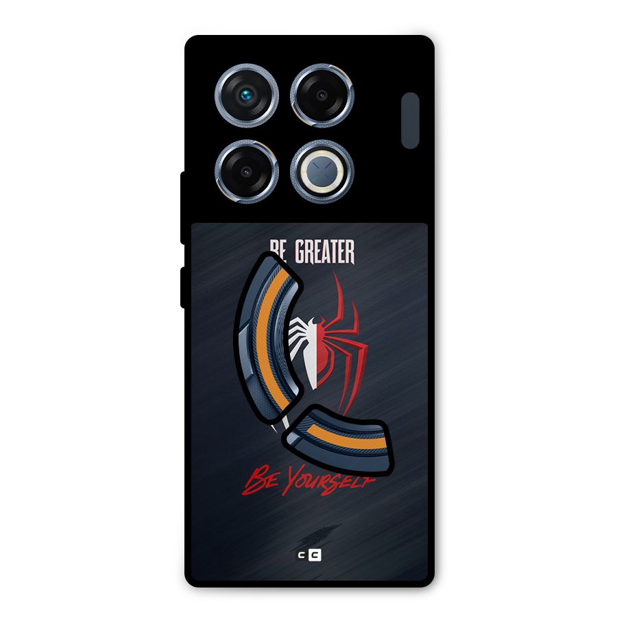 Be Greater Metal Back Case for Infinix GT 20 Pro