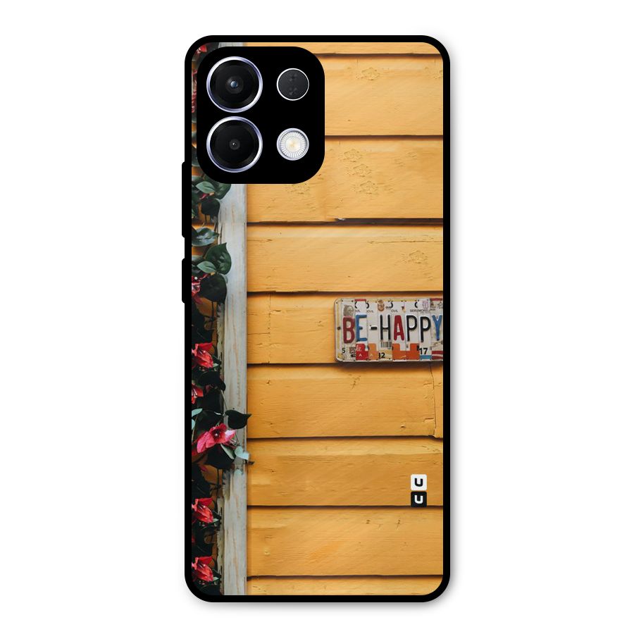 Be Happy Yellow Wall Metal Back Case for Oppo K13