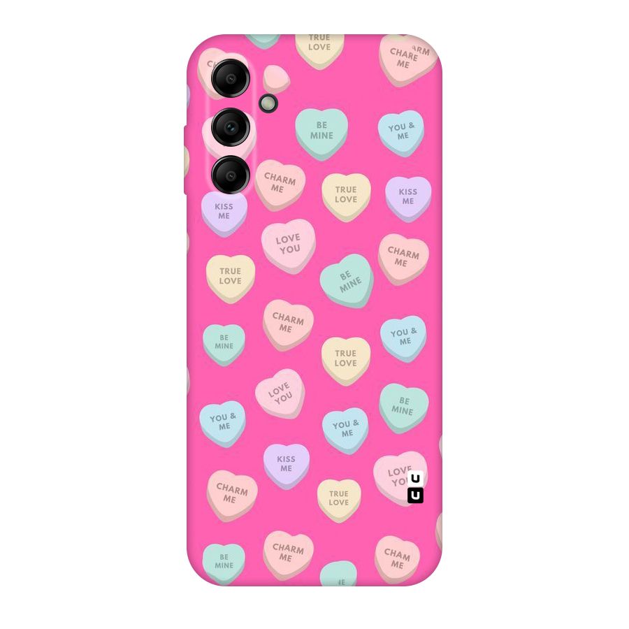Be Mine Hearts Pattern Original Polycarbonate Back Case for Galaxy A14 5G