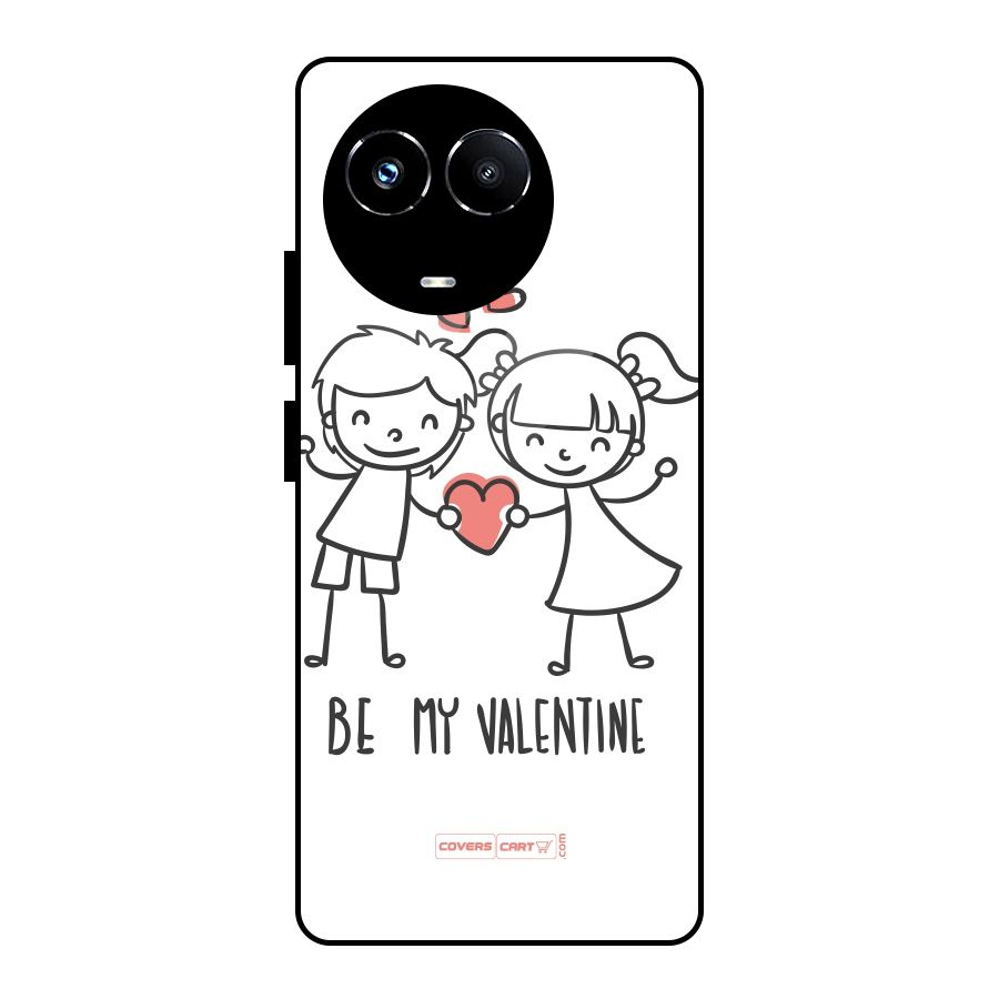Be My Valentine Glass Back Case for Realme Narzo 60X