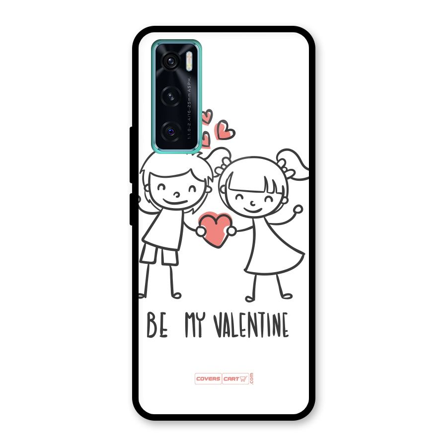 Be My Valentine Glass Back Case for Vivo V20 SE