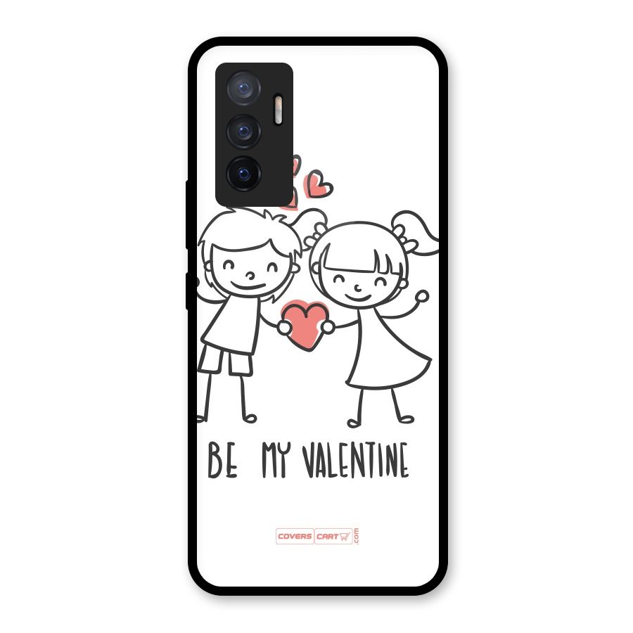 Be My Valentine Glass Back Case for Vivo V23e