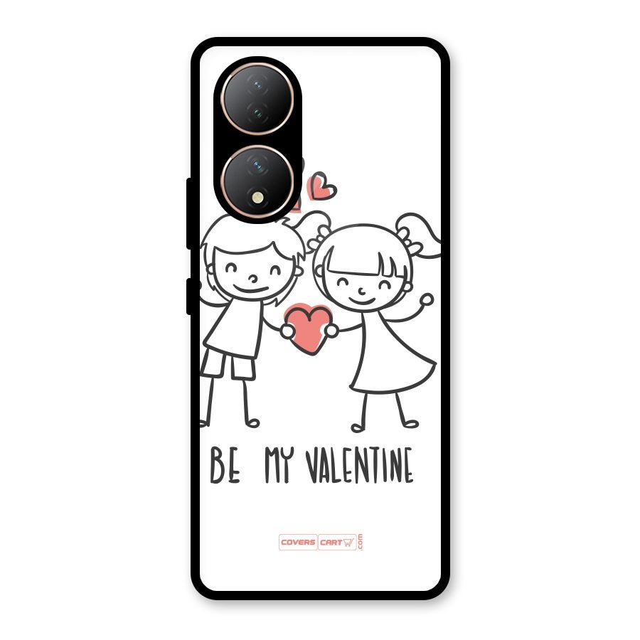 Be My Valentine Glass Back Case for Vivo Y100A