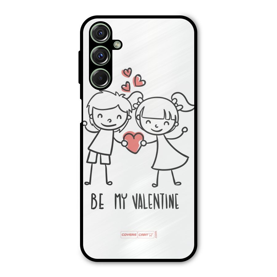 Be My Valentine Metal Back Case for Galaxy F34