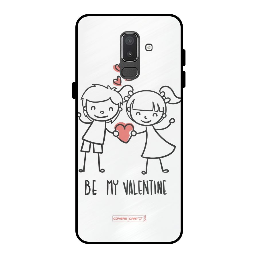 Be My Valentine Metal Back Case for Galaxy On8 (2018)
