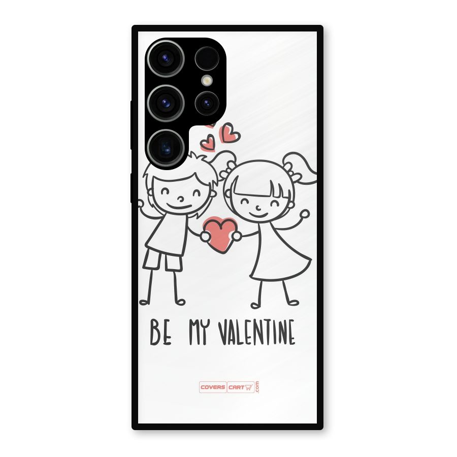 Be My Valentine Metal Back Case for Galaxy S23 Ultra
