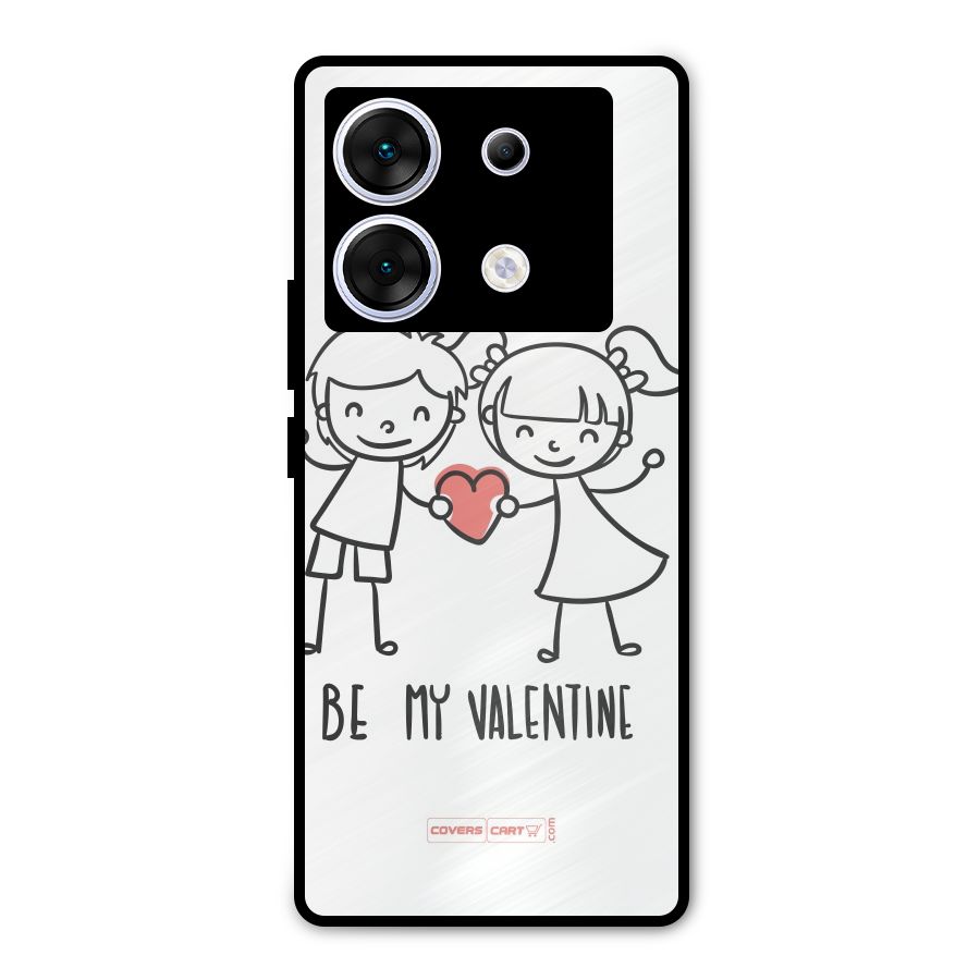 Be My Valentine Metal Back Case for Infinix Zero 30 5G