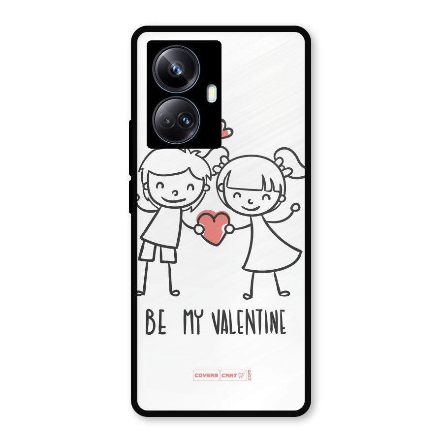 Be My Valentine Metal Back Case for Realme 10 Pro Plus
