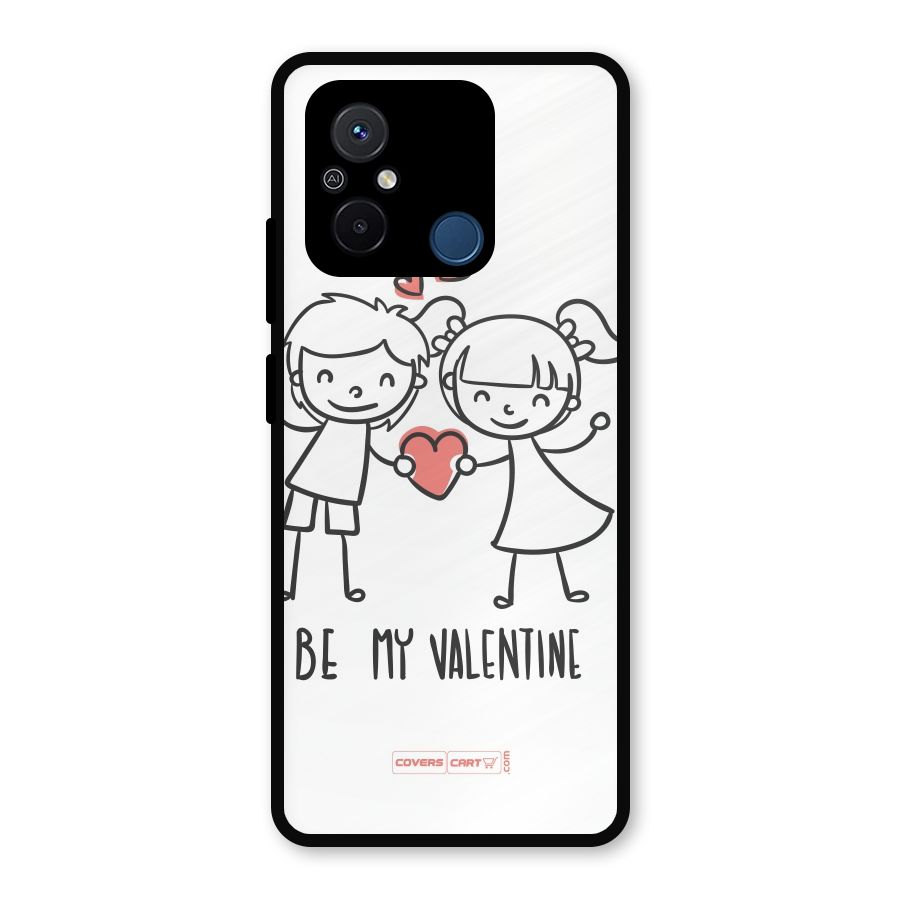 Be My Valentine Metal Back Case for Redmi 12C
