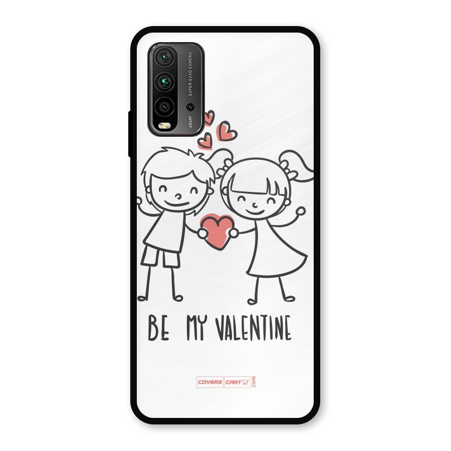 Be My Valentine Metal Back Case for Redmi 9 Power