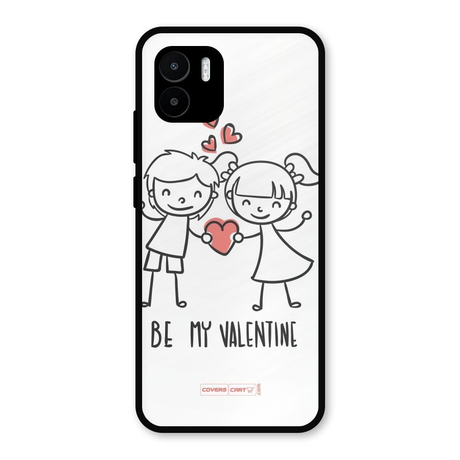 Be My Valentine Metal Back Case for Redmi A2